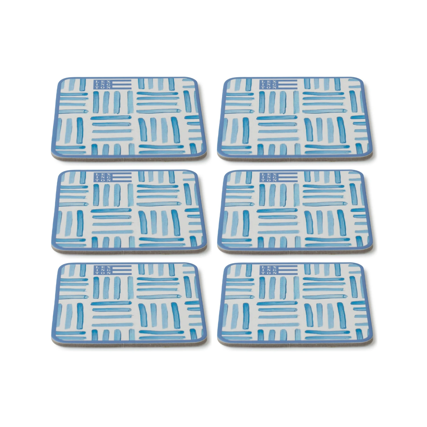 Lexington Graphic Printed Glasonderzetters 6-pack 1 Lexington Graphic Printed Glasonderzetters 6-pack