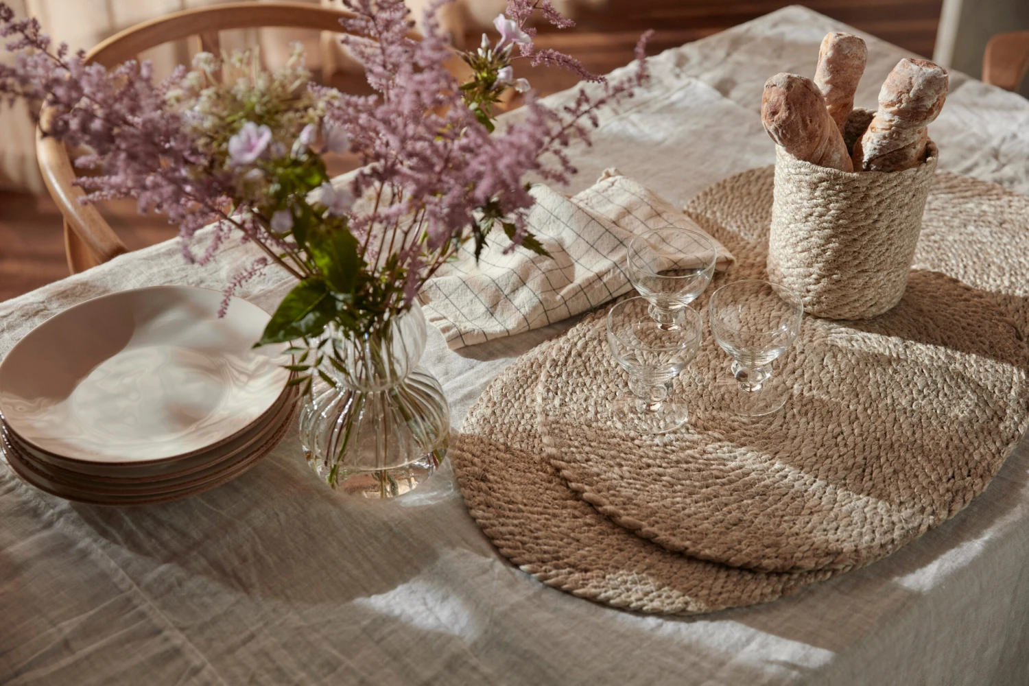 Dixie Elin Placemat Twist Ø38 Cm 2 Dixie Elin Placemat Twist Ø38 Cm - Afbeelding 2