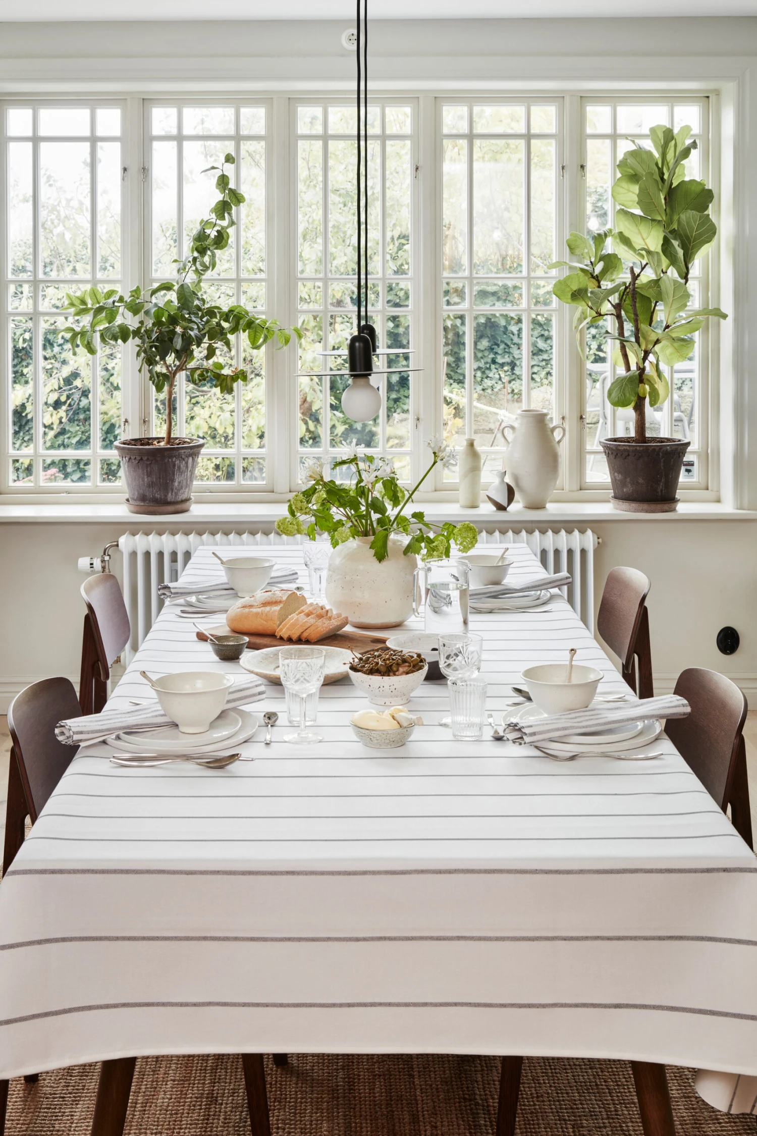 Tvärs Tafelkleed Grijs 2 Tvärs Tafelkleed Grijs - Afbeelding 2