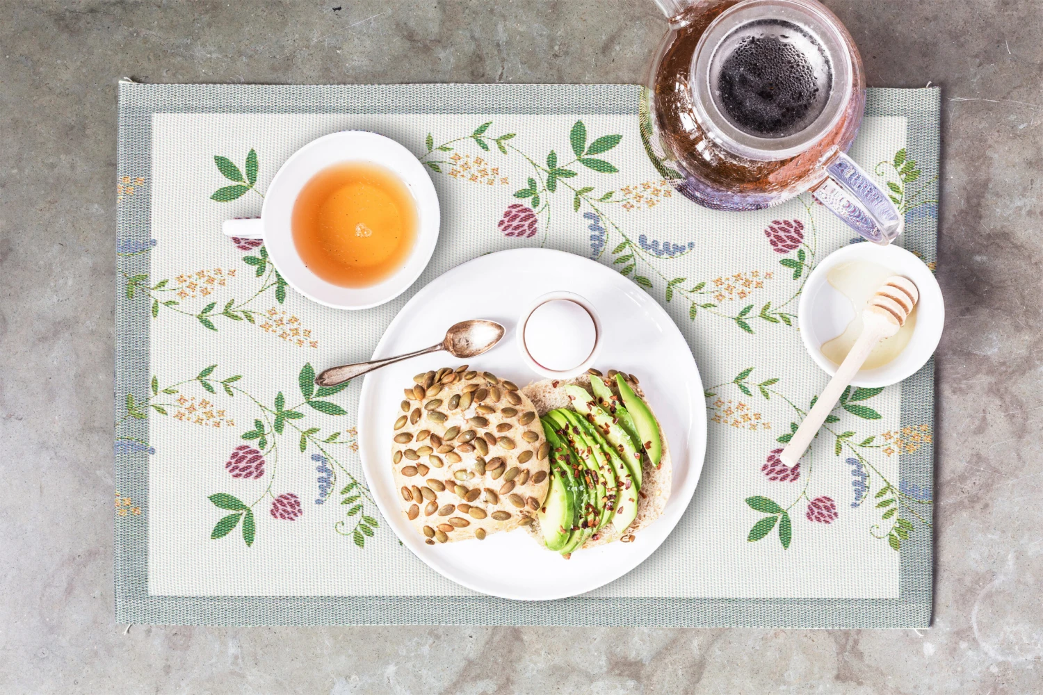 Summer Flowers Placemat 2 Summer Flowers Placemat - Afbeelding 2