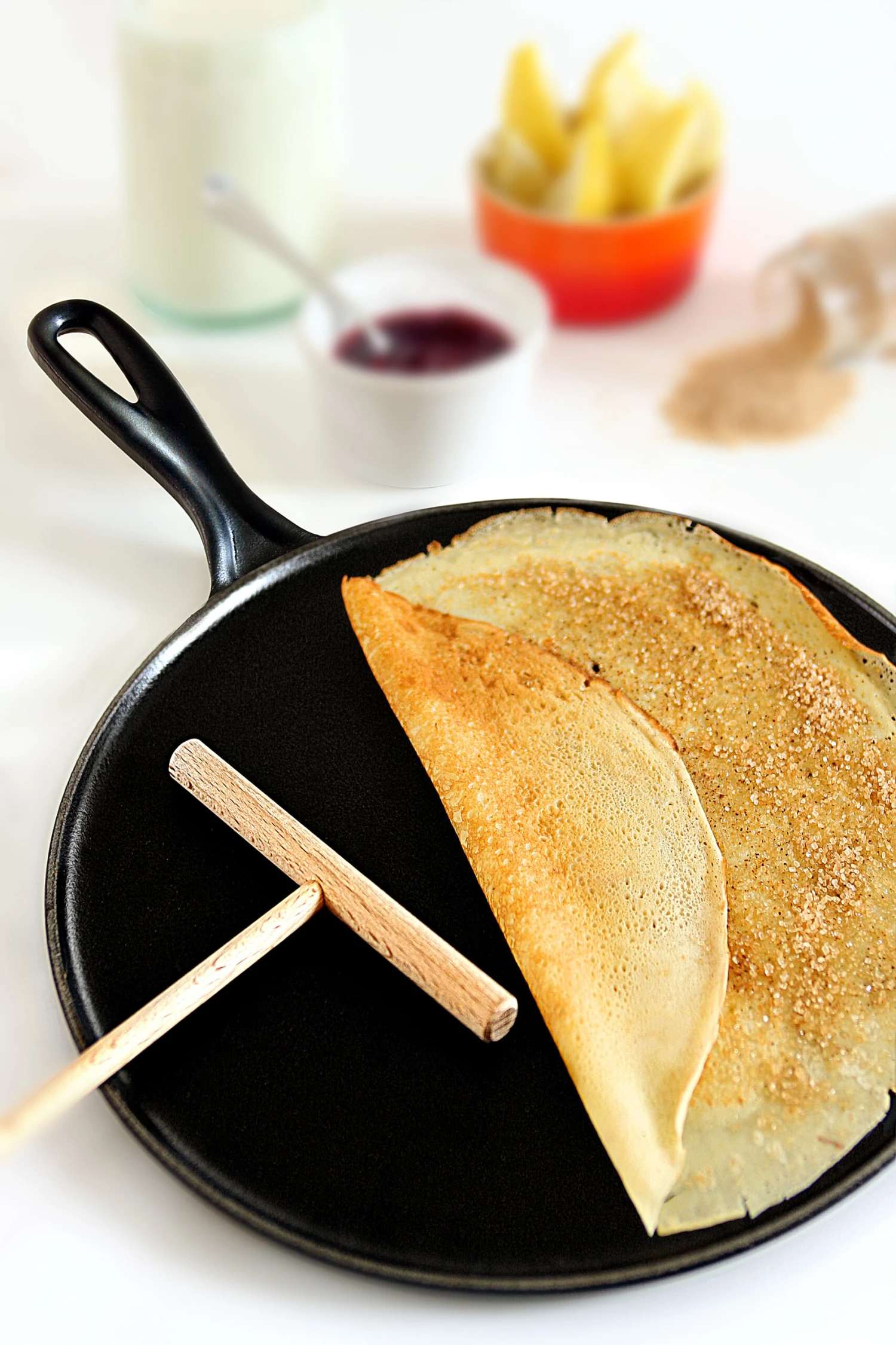 Le Creuset Crêpespan Gietijzer Ø27 Cm 2 Le Creuset Crêpespan Gietijzer Ø27 Cm - Afbeelding 2