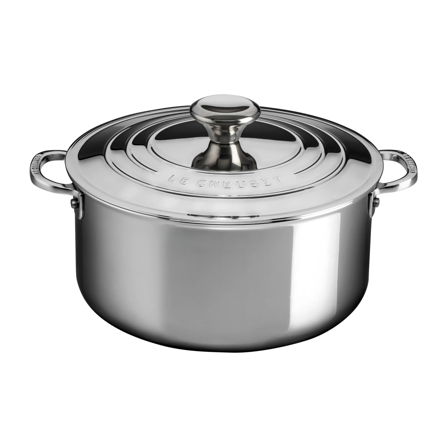 Le Creuset Signature 3-Ply Braadpan Met Deksel 1 Le Creuset Signature 3-Ply Braadpan Met Deksel