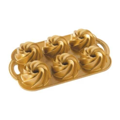 Nordic Ware Heritage Bundtlette Bakvorm Goud