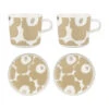Marimekko Unikko Kop Met Schotel 20 Cl 2-pack