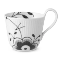 Royal Copenhagen Black Mega Mok Met Hoog Oor