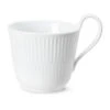 Royal Copenhagen White Fluted Mok Met Hoog Oor