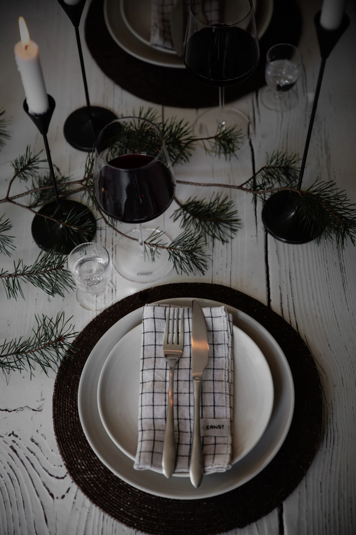 Ernst Servetten 2-pack Geruit 40x40 Cm 3 Ernst Servetten 2-pack Geruit 40x40 Cm - Afbeelding 3