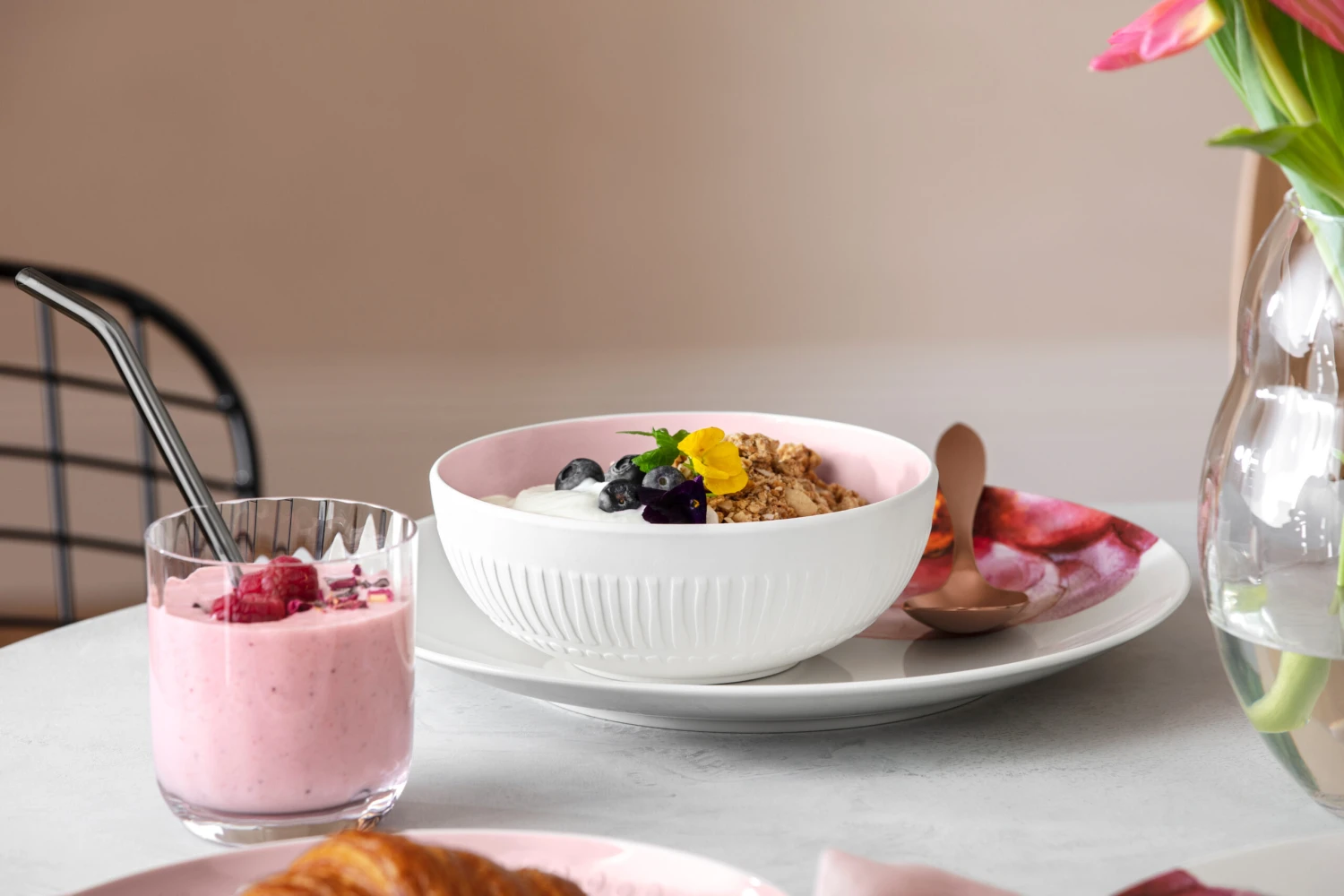 Villeroy & Boch Rose Garden Waterglas 4-pack 39 Cl 3 Villeroy & Boch Rose Garden Waterglas 4-pack 39 Cl - Afbeelding 3