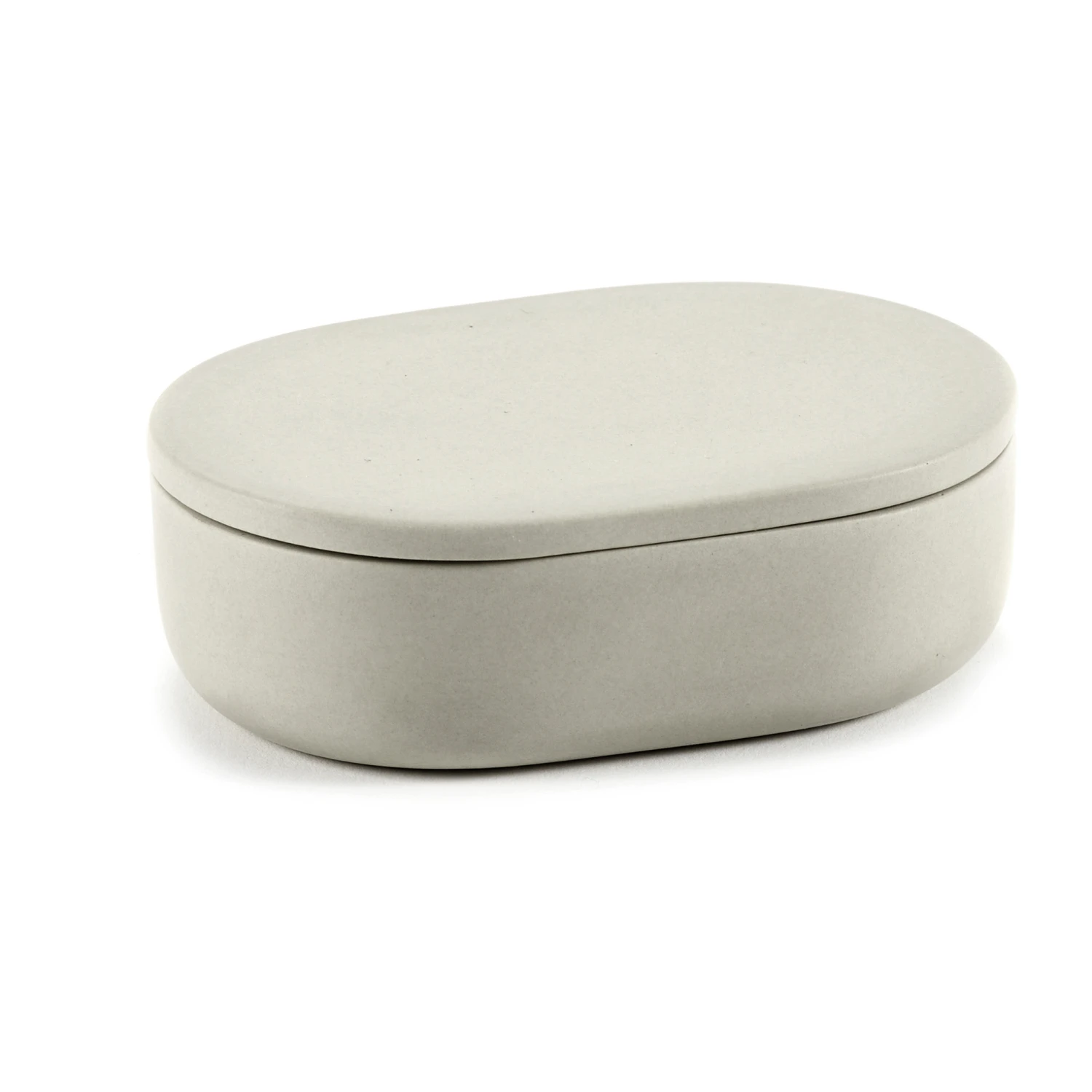 Serax Cose Ovale Opbergpot Met Deksel S 3,3x10,2 Cm 1 Serax Cose Ovale Opbergpot Met Deksel S 3,3x10,2 Cm