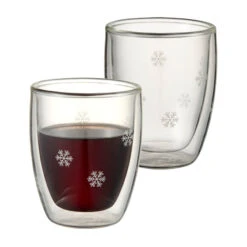 Dorre Snöstjärna Dubbelwandig Glas 2-pack