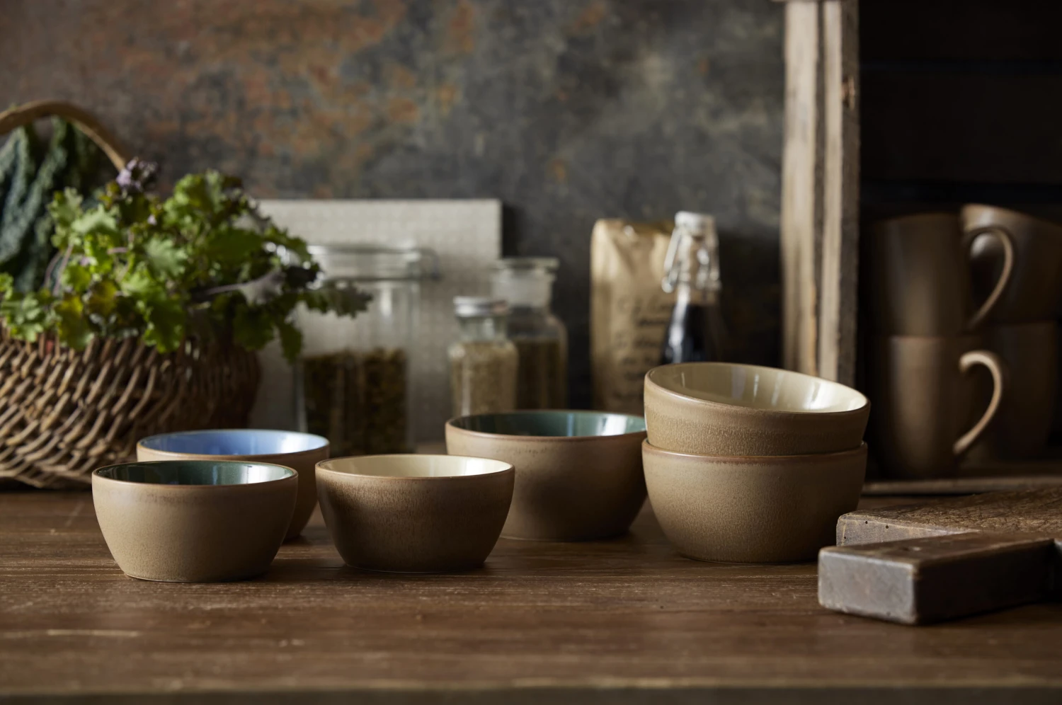 Bitz Wood Kom Ø14 Cm 2 Bitz Wood Kom Ø14 Cm - Afbeelding 2