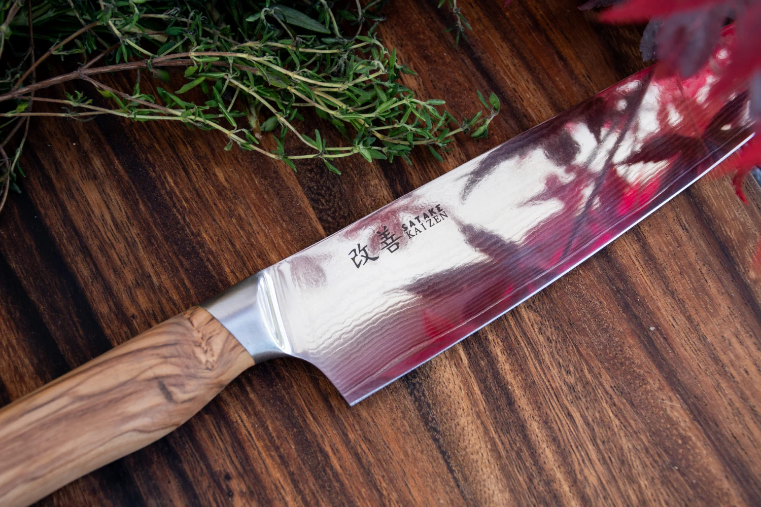 Satake Kaizen Santoku Koksmes 5 Satake Kaizen Santoku Koksmes - Afbeelding 5
