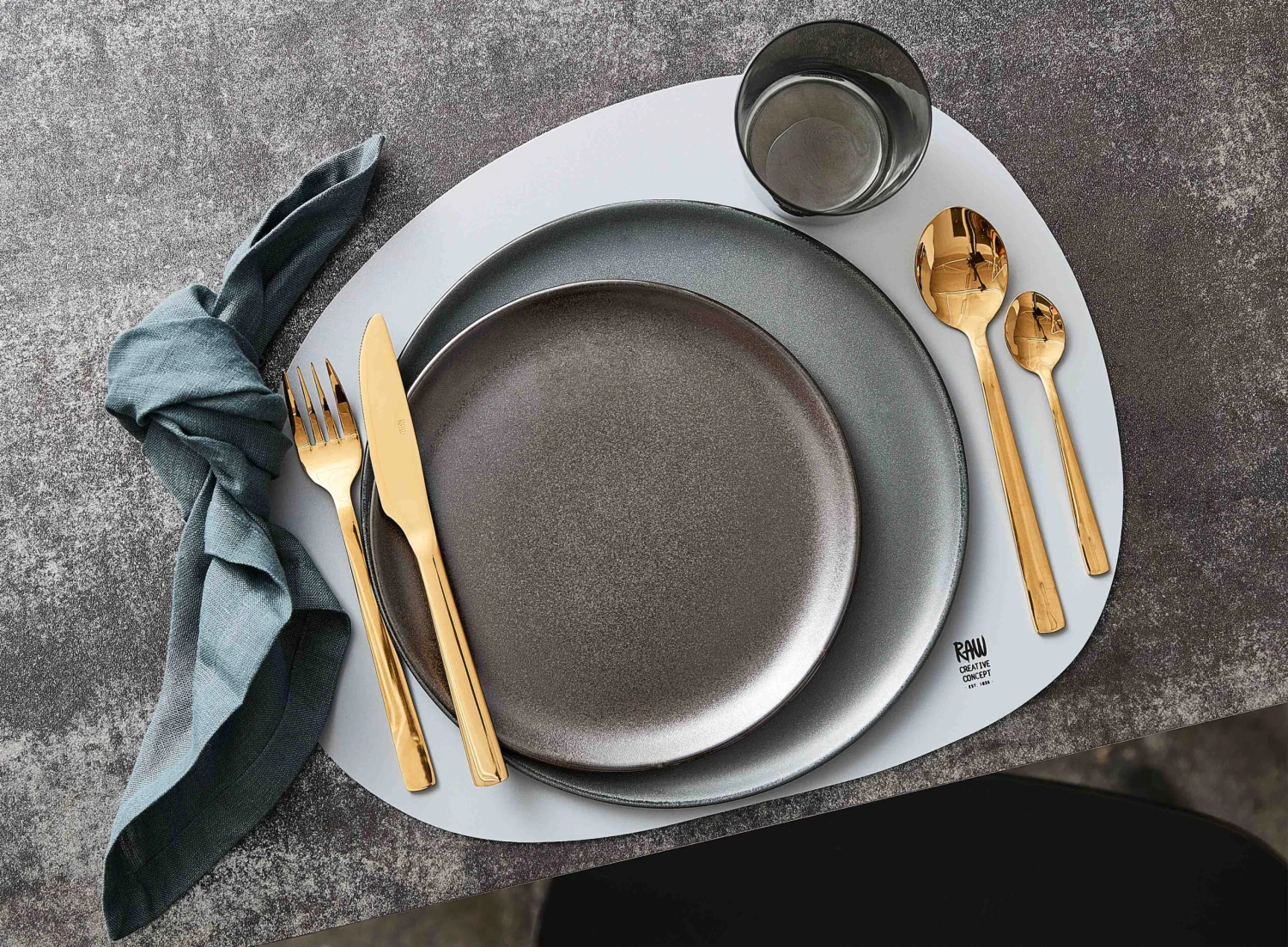 Aida Raw Dessertlepel 4-pack 3 Aida Raw Dessertlepel 4-pack - Afbeelding 3