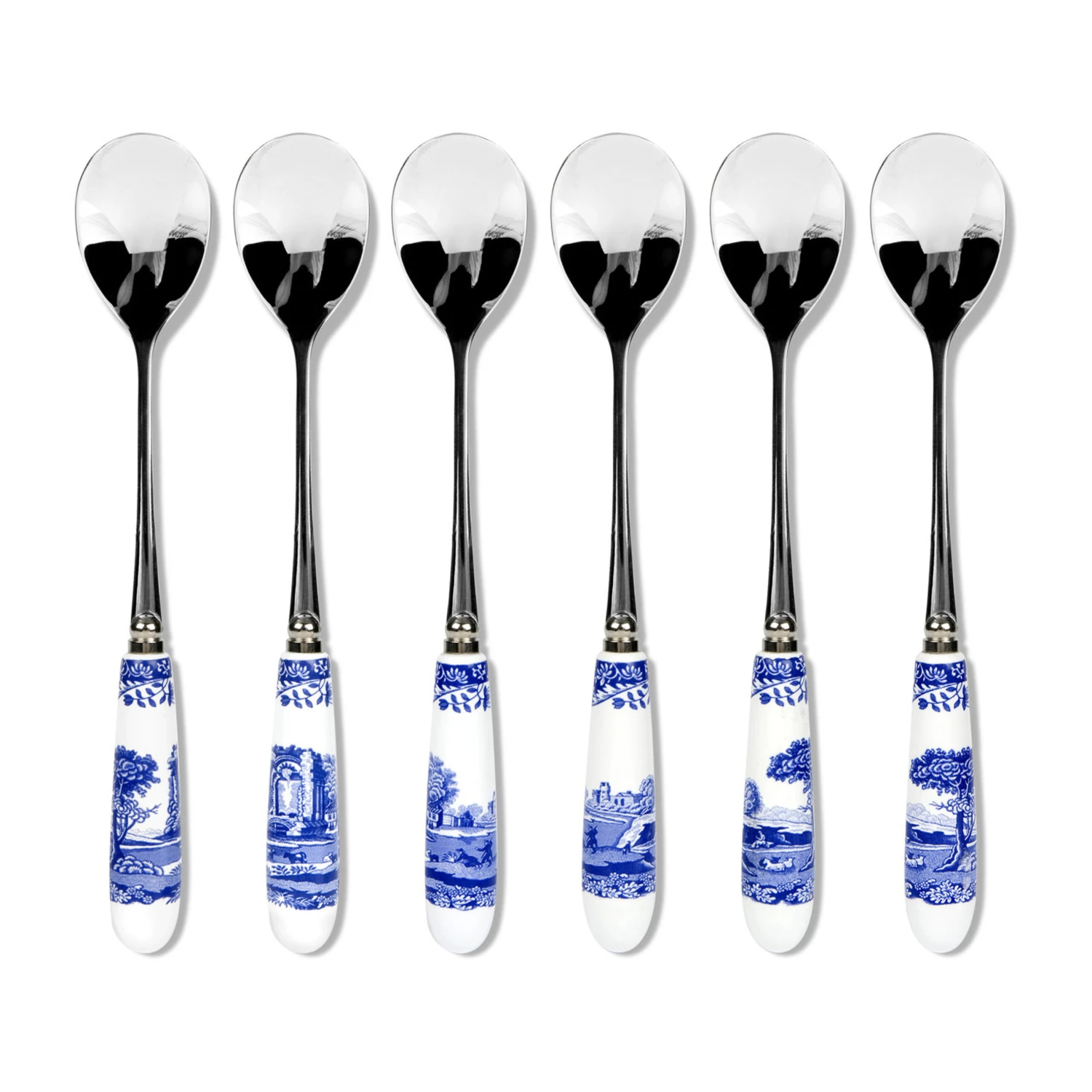 Spode Blue Italian Theelepel 6-pack 1 Spode Blue Italian Theelepel 6-pack