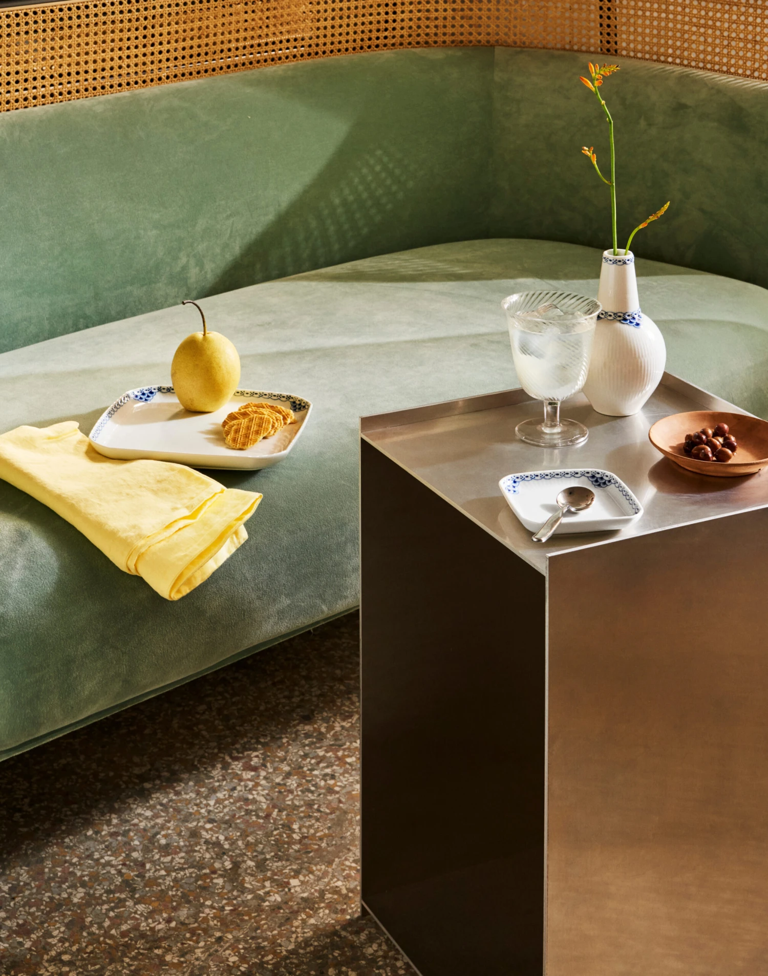 Royal Copenhagen Princess Vierkant Bord 2 Royal Copenhagen Princess Vierkant Bord - Afbeelding 2