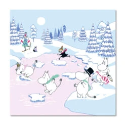 Moomin Servet Winter 2022 33x33 Cm 20-pack
