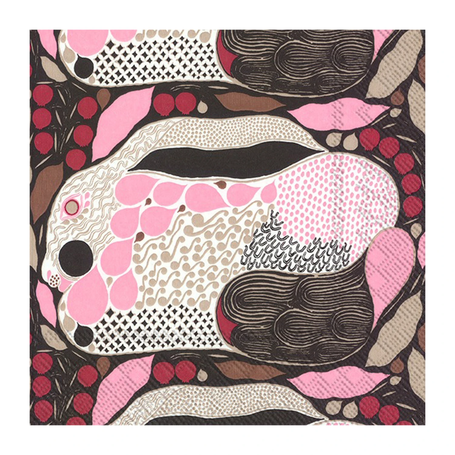 Marimekko Rusakko Servet 33x33 Cm 20-pack 1 Marimekko Rusakko Servet 33x33 Cm 20-pack