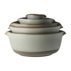 Lantliv Kom Met Schenktuit Grijs