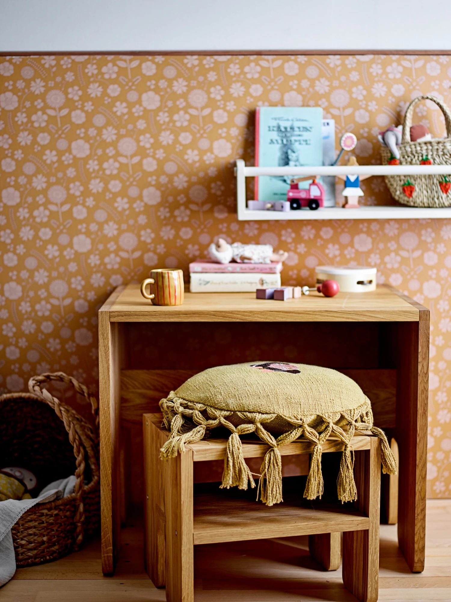 Bloomingville Kittie Kinderservies Aardewerk 3-delig 4 Bloomingville Kittie Kinderservies Aardewerk 3-delig - Afbeelding 4