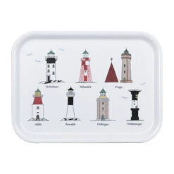 Zweedse Vuurtorens Dienblad 20x27 Cm