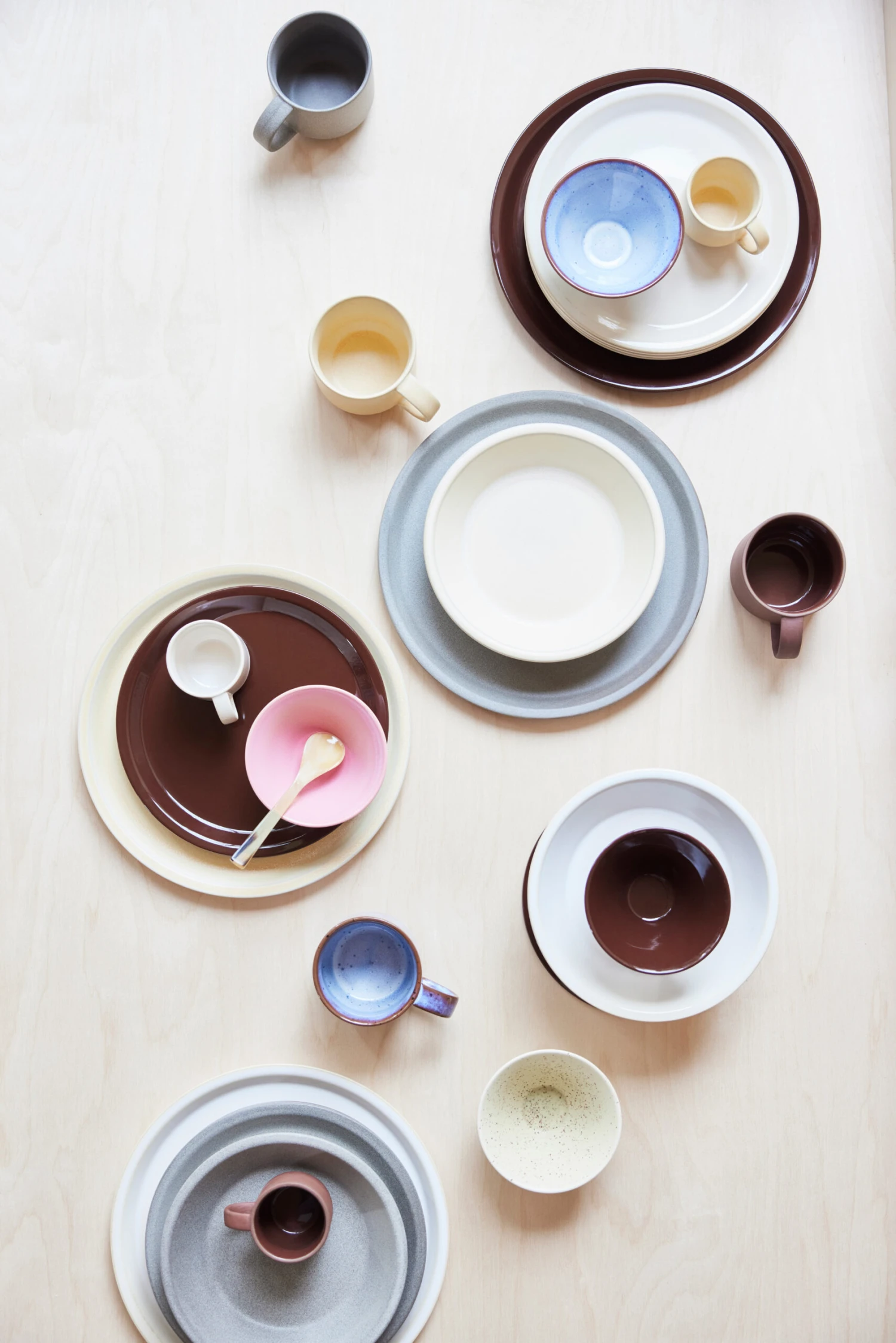 OYOY Yuka Lunchbord Ø22 Cm 2-pack 2 OYOY Yuka Lunchbord Ø22 Cm 2-pack - Afbeelding 2