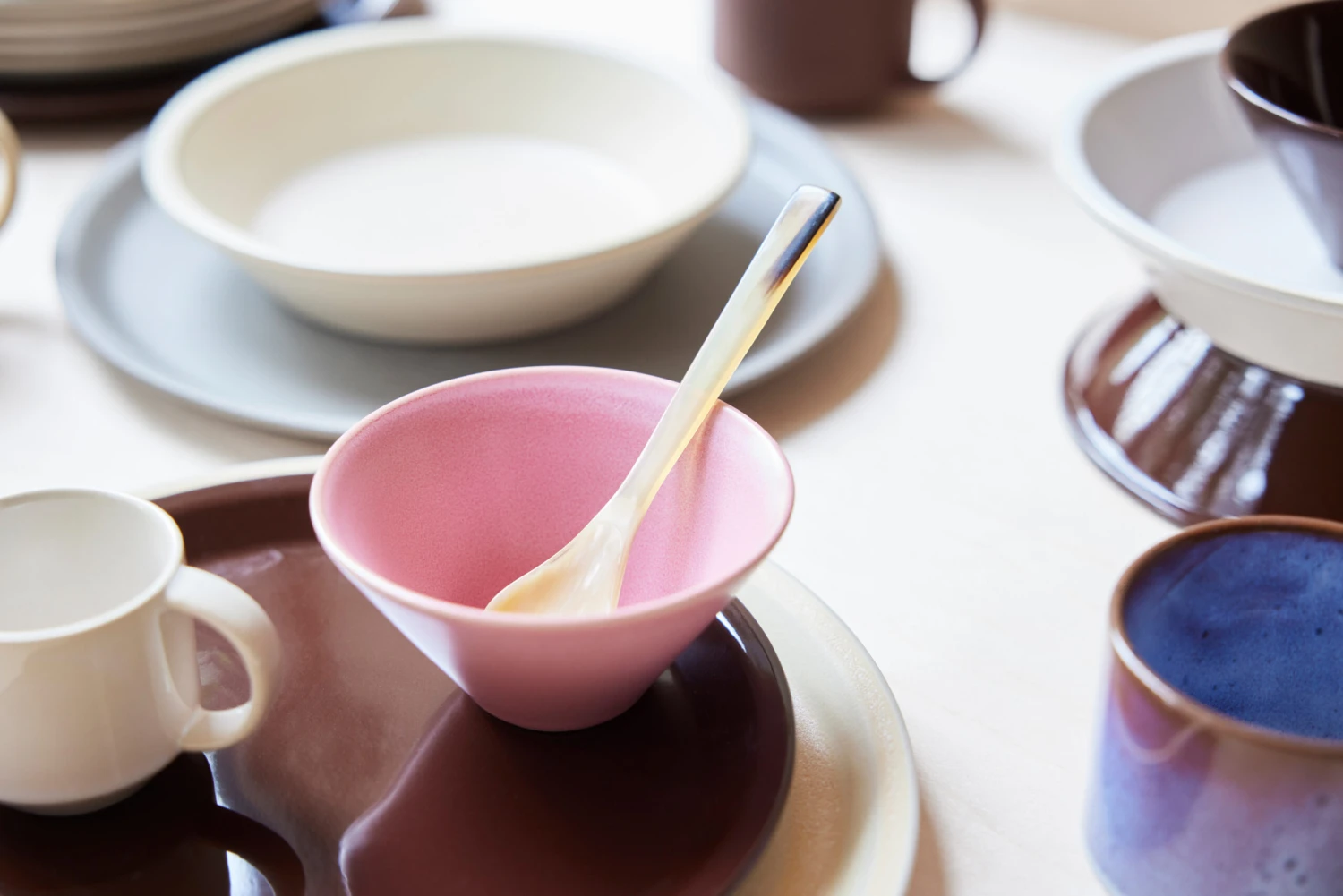 OYOY Yuka Diep Bord Ø19 Cm 2-pack 2 OYOY Yuka Diep Bord Ø19 Cm 2-pack - Afbeelding 2