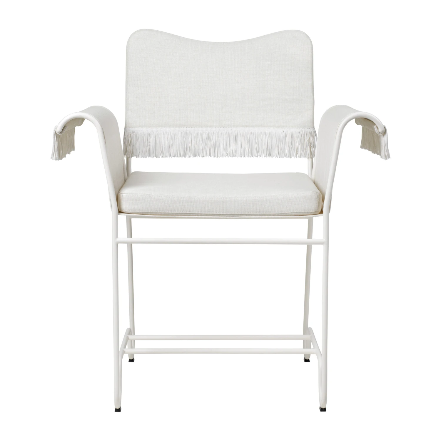 Gubi Tropique Stoel Met Armleuningen En Franjes 3 Gubi Tropique Stoel Met Armleuningen En Franjes - Afbeelding 3