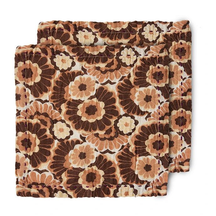Floral Katoenen Servet 30x30 Cm 2-pack 1 Floral Katoenen Servet 30x30 Cm 2-pack