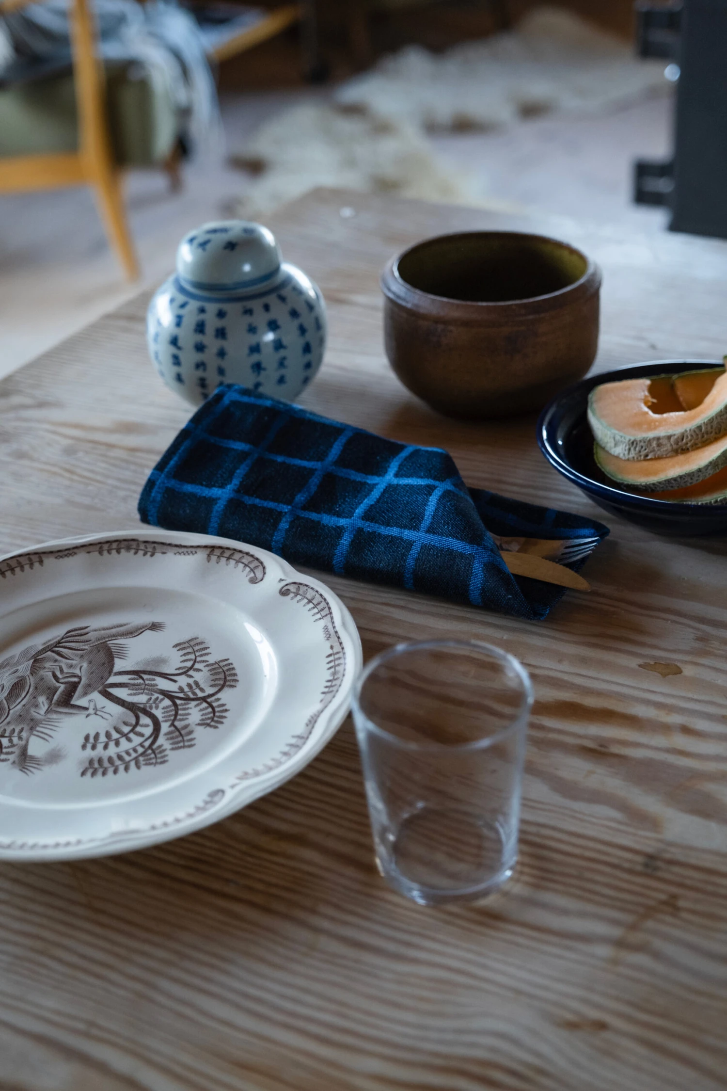 Geruite Jacquardgeweven Servet 2-pack 4 Geruite Jacquardgeweven Servet 2-pack - Afbeelding 4