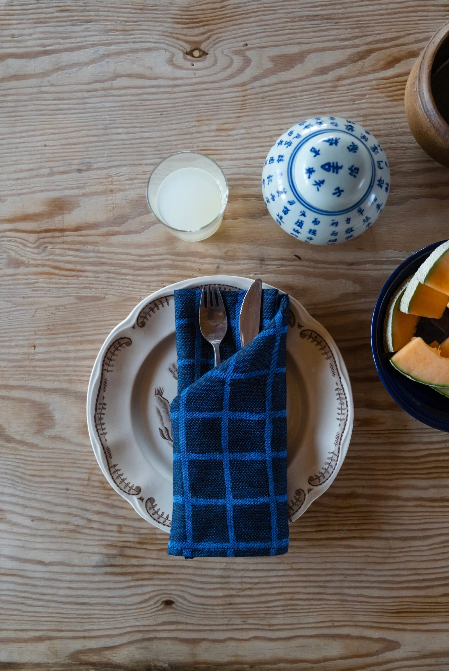 Geruite Jacquardgeweven Servet 2-pack 2 Geruite Jacquardgeweven Servet 2-pack - Afbeelding 2