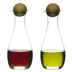 Sagaform Oak Eiken Olie & Azijn Flessen 2-pack