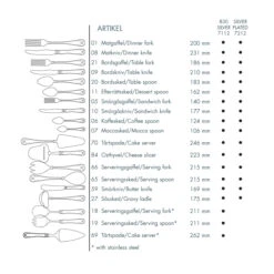 Gense Gammal Fransk Taartschep Zilver-roestvrij Staal -Copenhaging Winkel p 18980 08 03 d0f0922800