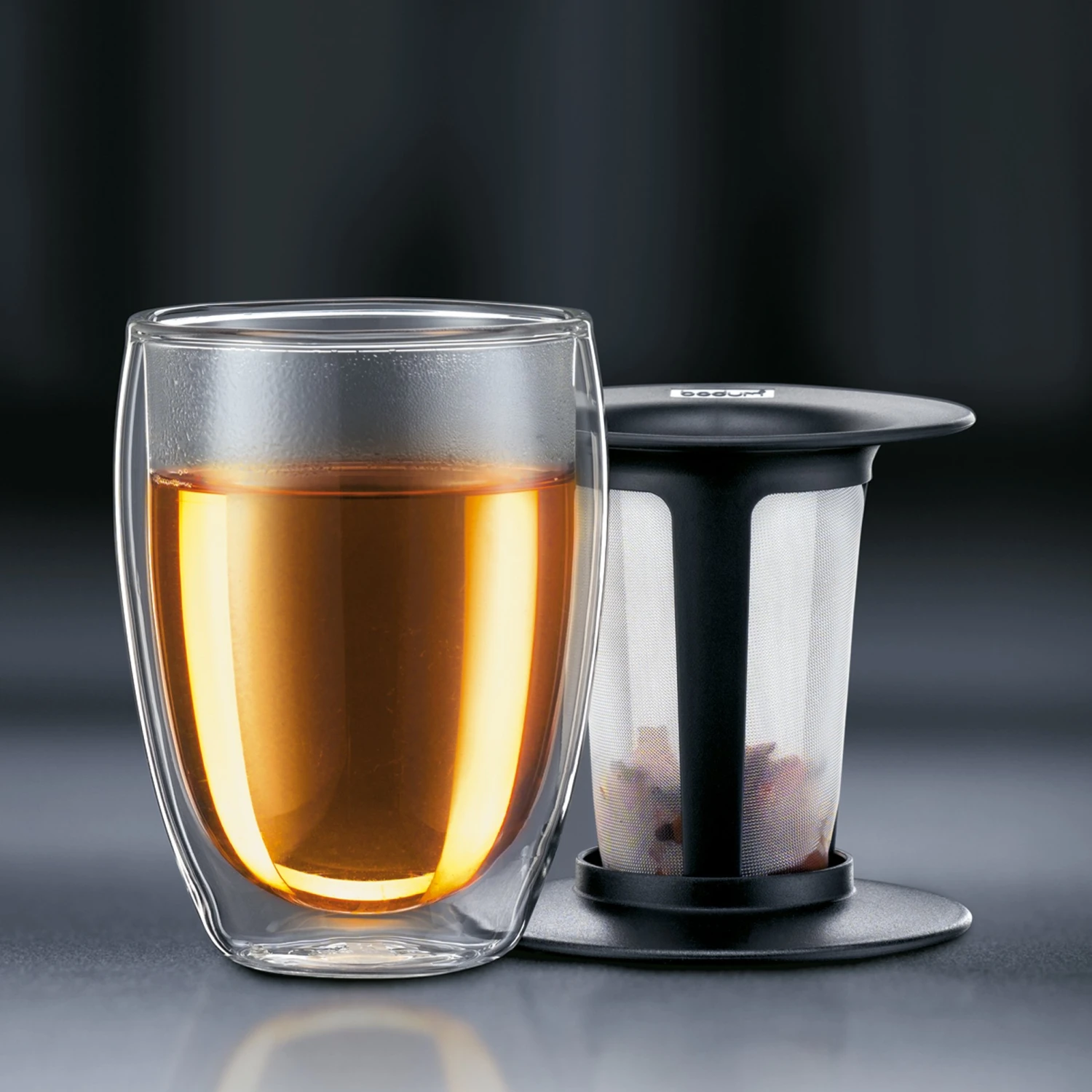 Bodum Tea For One Glas Met Theezeef 2 Bodum Tea For One Glas Met Theezeef - Afbeelding 2