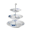 Royal Copenhagen Blue Fluted Mega Taartstandaard 3-laags