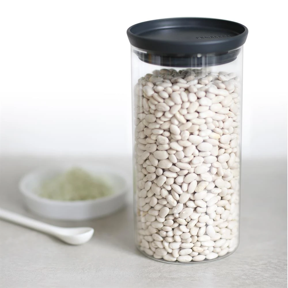 Brabantia Glazen Voorraadpot 2 Brabantia Glazen Voorraadpot - Afbeelding 2