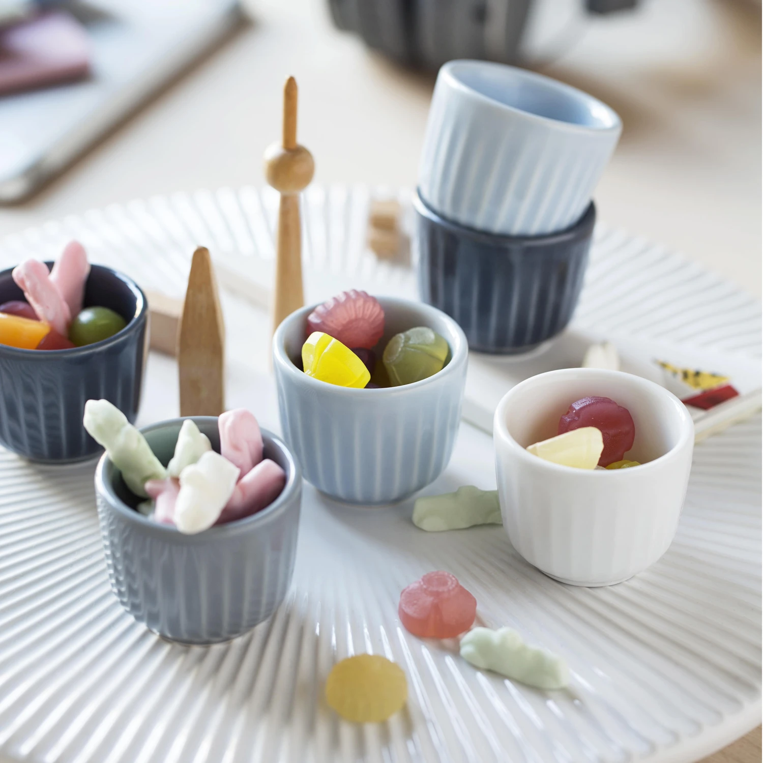 Kähler Hammershøi Eierdop 2-pack 3 Kähler Hammershøi Eierdop 2-pack - Afbeelding 3