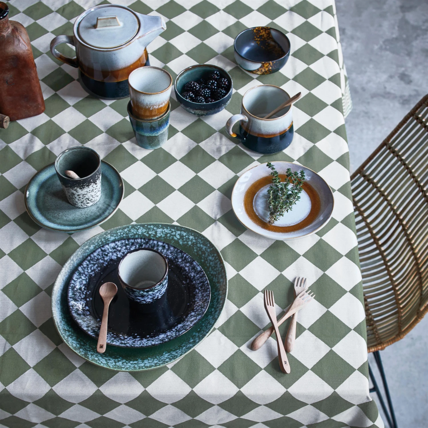 70's Bord Ø 17,5 Cm 2-pack 2 70's Bord Ø 17,5 Cm 2-pack - Afbeelding 2