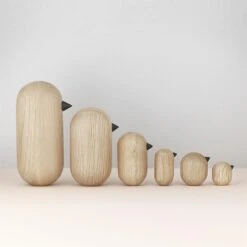 Normann Copenhagen Little Bird Figuur Eikenhout -Copenhaging Winkel p 29860 02 04 830230c163