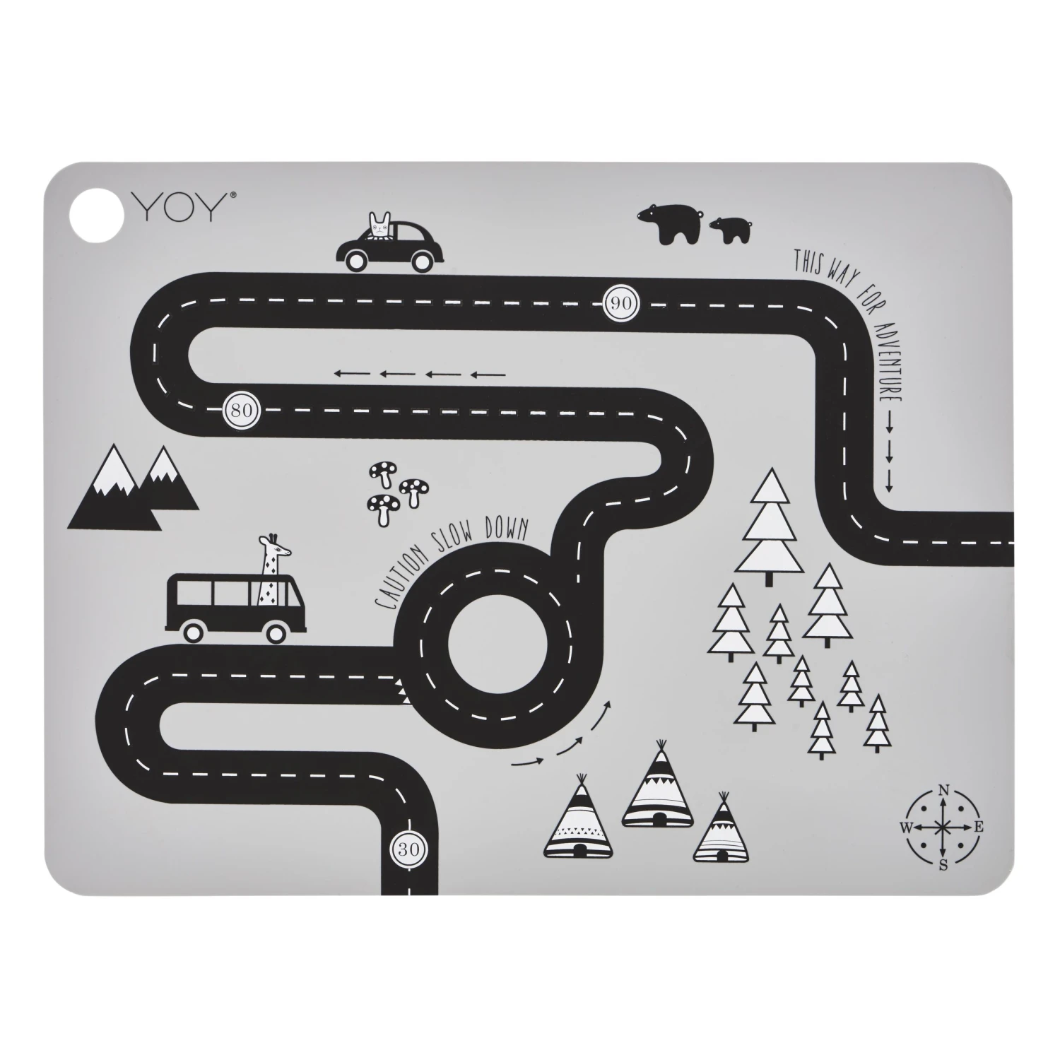OYOY Adventure Placemat 1 OYOY Adventure Placemat